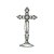 CRUZ DE ZAMAC PRATEADA 5X14cm - Imagem 2