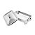 SUPORTE DE AÇO INOX C/REFRATÁRIO E TAMPA VENEZA 37X23CM - Imagem 2