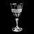 CJ 6 TAÇAS DE CRISTAL ECOLÓGICO P/VINHO KLEOPATRA/BRANTA PRETA 290ml - Imagem 2