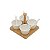 CJ 9 PCS 4 MOLHEIRAS C/4 COLHERES COM SUPORTE DE BAMBOO 16X16X13cm - Imagem 3