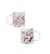 CANECA DE PORCELANA OIL PAITING AZUL E ROSA 330ml - Imagem 2