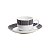 JG 6 XÍCARAS P/CAFÉ C/PIRES DE PORCELANA - Imagem 1
