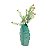 VASO DE PORCELANA HELICONIA VERDE 9,1X5,1X16,5cm - Imagem 4