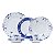 CJ. JANTAR DE PORCELANA 42 PEÇAS LIMOGES TAPIS ALLEGRO - Imagem 1
