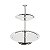 PRATO DUPLO P/DOCES DE AÇO INOX ELEGANCE 12,5/19CM - Imagem 1