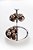 PRATO DUPLO P/DOCES DE AÇO INOX ELEGANCE 12,5/19CM - Imagem 3