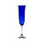 CJ 6 TAÇAS P/CHAMPAGNE DE CRISTAL ECOLÓGICO KLEOPATRA AZUL - Imagem 1