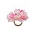 CJ 4 ANÉIS DE PLÁSTICO P/GUARDANAPO FLOR DE VIÚVA ROSA ANTIGO 15X3cm - Imagem 6
