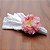CJ 4 ANÉIS DE PLÁSTICO P/GUARDANAPO FLOR DE VIÚVA ROSA ANTIGO 15X3cm - Imagem 8