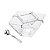 PORTA CAVIAR CROMADO C/COLHER DE AÇO INOX TORCELLO 14CM - Imagem 3