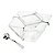 PORTA CAVIAR CROMADO C/COLHER DE AÇO INOX TORCELLO 14CM - Imagem 2