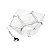 PORTA CAVIAR CROMADO C/COLHER DE AÇO INOX TORCELLO 14CM - Imagem 1