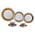 JG DE JANTAR DE PORCELANA SUPER WHITE BAEZA 42PC - Imagem 1