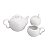 CJ 3PC P/CHÁ E CAFÉ DE PORCELANA BUTTERFLY - Imagem 1