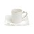 CJ 6 XÍCARAS DE PORCELANA P/CAFÉ FLOWER SQUARE PLATE COLORIDO 80ml - Imagem 5