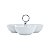 PETISQUEIRA TRIPLA DE PORCELANA C/HASTE DE AÇO INOX CANNES - Imagem 3