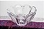 CENTRO DE MESA DE CRISTAL BORBOLETA 28X17CM - Imagem 4