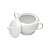 SOPEIRA DE PORCELANA LISA BRANCA 31X21,5X23cm 3,1l - Imagem 3