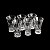 CJ 6 COPOS HIGHBALL DE CRISTAL ECOLÓGICO WELINGTON 340ML - Imagem 3
