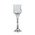 CASTIÇAL DE ALUMINIO C/ ABAJOUR 19 CM - Imagem 2