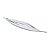 CENTRO DE MESA LEAF DE ALUMINIO 78 CM - Imagem 1