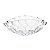 CENTRO DE MESA DE CRISTAL ECOLÓGICO HONEY COMB 40,5CM - Imagem 1