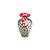VASO FURTACOR DE VIDRO TIPO MURANO 11X11X18CM - Imagem 1
