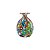 VASO FURTACOR DE VIDRO TIPO MURANO 11,5X5,5X14,5CM - Imagem 2