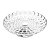 PRATO P/BOLO DE CRISTAL C/PÉ DE AÇO INOX BUBBLE 37CM - Imagem 1