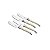 JG 4 ESPÁTULAS DE AÇO INOX CHEESPECIAL 16CM - Imagem 2