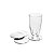 JG 4PC PORTA COPO DE AÇO INOX FILLETS 9CM - Imagem 1