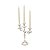 CASTIÇAL 3 VELAS ESCAMA DE CONCHA 31 CM - Imagem 4