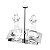 JG 2PC GALHETEIRO DE AÇO INOX FRANCE - Imagem 3