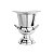 CHAMPANHEIRA WINE COOLER 28CM DE LATÃO PRATEADO - Imagem 4