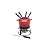 APARELHO P/FONDUE 10PC CERAMICA C/BASE EM METAL GRADUAL RED - Imagem 1