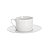 CJ 6 XÍCARAS DE PORCELANA P/CHÁ C/PIRES LIMOGES VAGUE 260ml - Imagem 3
