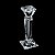 CASTIÇAL DE CRISTAL ECOLÓGICO EMPERY 20,5CM - Imagem 3
