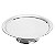 PRATO P/BOLO DE AÇO INOX ELEGANCE 23CM - Imagem 2