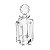 GARRAFA DE CRISTAL P/ WHISKY VICTORIA 550ML - Imagem 1