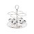 PORTA TALHERES DE AÇO INOX ELEGANCE 23CM - Imagem 1