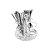 PORTA TALHERES DE AÇO INOX ELEGANCE 23CM - Imagem 3