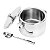 BALDE TÉRMICO /SORVETE DE AÇO INOX C/CONCHA VARESE 2L - Imagem 3
