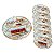 CJ 7 PCS P/SOBREMESA DE VIDRO 1 PRATO 30cm 6 PRATOS 17cm PATISSERIE COLORIDO - Imagem 3