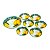 CJ 7 PCS 1 BOWL 23,5cm E 6 BOWLS 14,5cm DE VIDRO P/SOBREMESA LEMONS AMARELO - Imagem 5