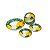 CJ 7 PCS 1 BOWL 23,5cm E 6 BOWLS 14,5cm DE VIDRO P/SOBREMESA LEMONS AMARELO - Imagem 1