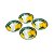 CJ 4 BOWLS DE VIDRO P/SOBREMESA LEMONS AMARELO 14,5cm 380ml - Imagem 1