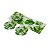 CJ 4 PCS 1 TRAVESSA E 3 BOWLS DE VIDRO LEAVES VERDE 38X15cm/11,5cm - Imagem 1