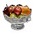 FRUTEIRA ANTIQUE DE ZAMAC 25,8X19,5X13CM - Imagem 4