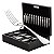 FAQUEIRO 130PC DE AÇO INOX S/ESTOJO DE MADEIRA LOUVRE - Imagem 1