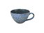 CANECA DE CERÂMICA ADAM LEAF AZUL GRANDE 440ml - Imagem 1